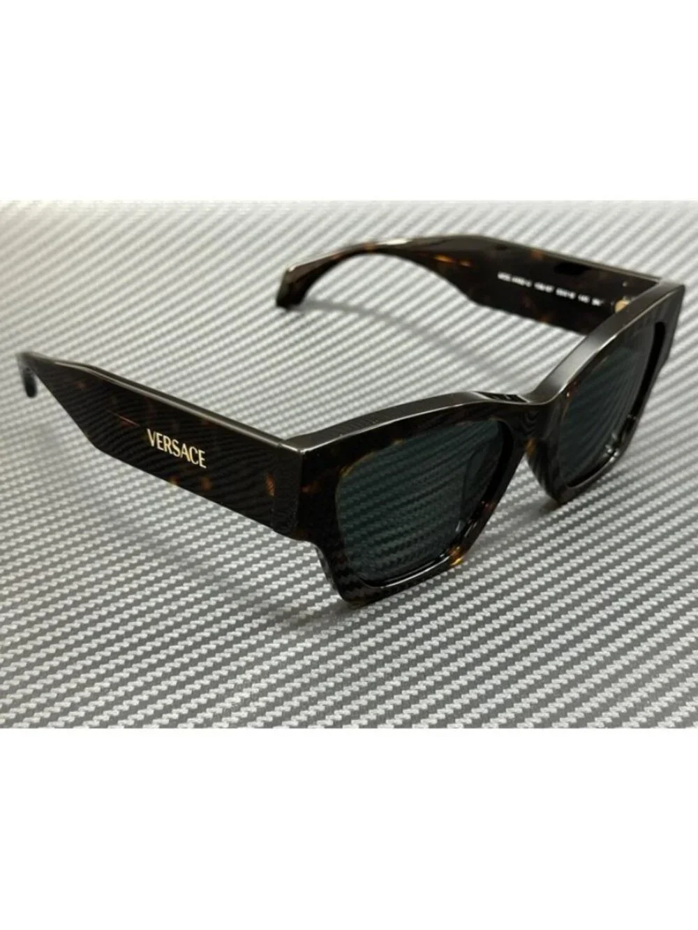 New Versace Women Havana Sunglasses 53-18-140